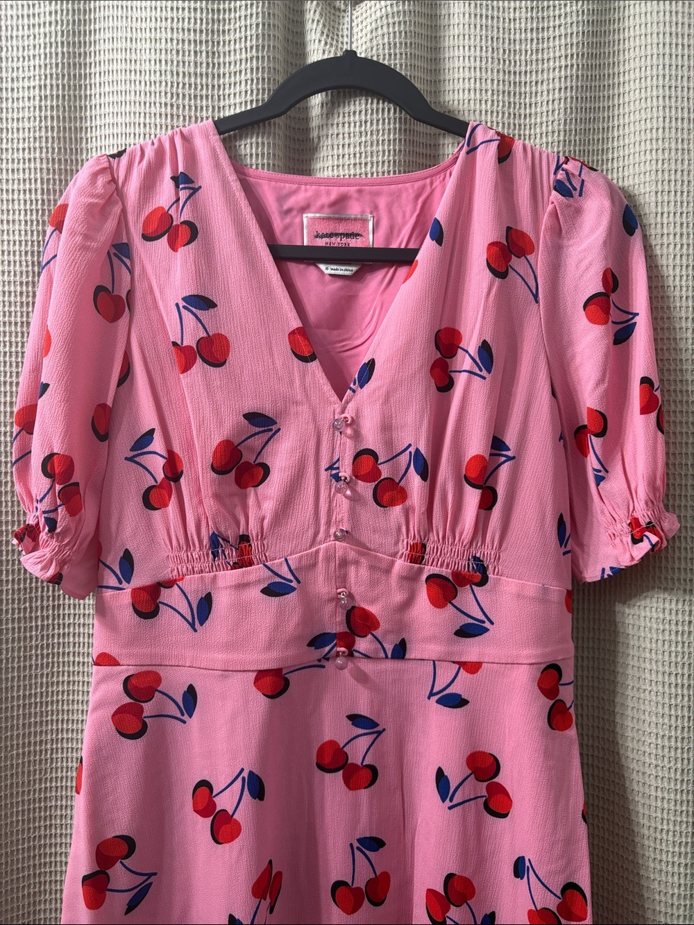 kate spade Pink Dress with Red Accent nwot - Picture 5 of 11